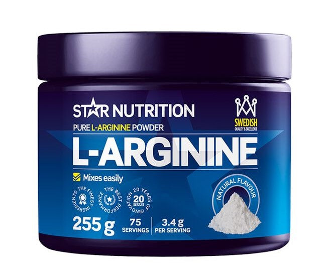 L-Arginine (powder), 255 g - Kosttilskudd
